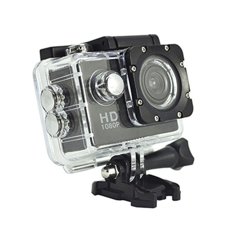 Przenośna kamera sportowa Real HD 720P 140-stopniowy kąt widzenia 2,0-calowy ekran D12A